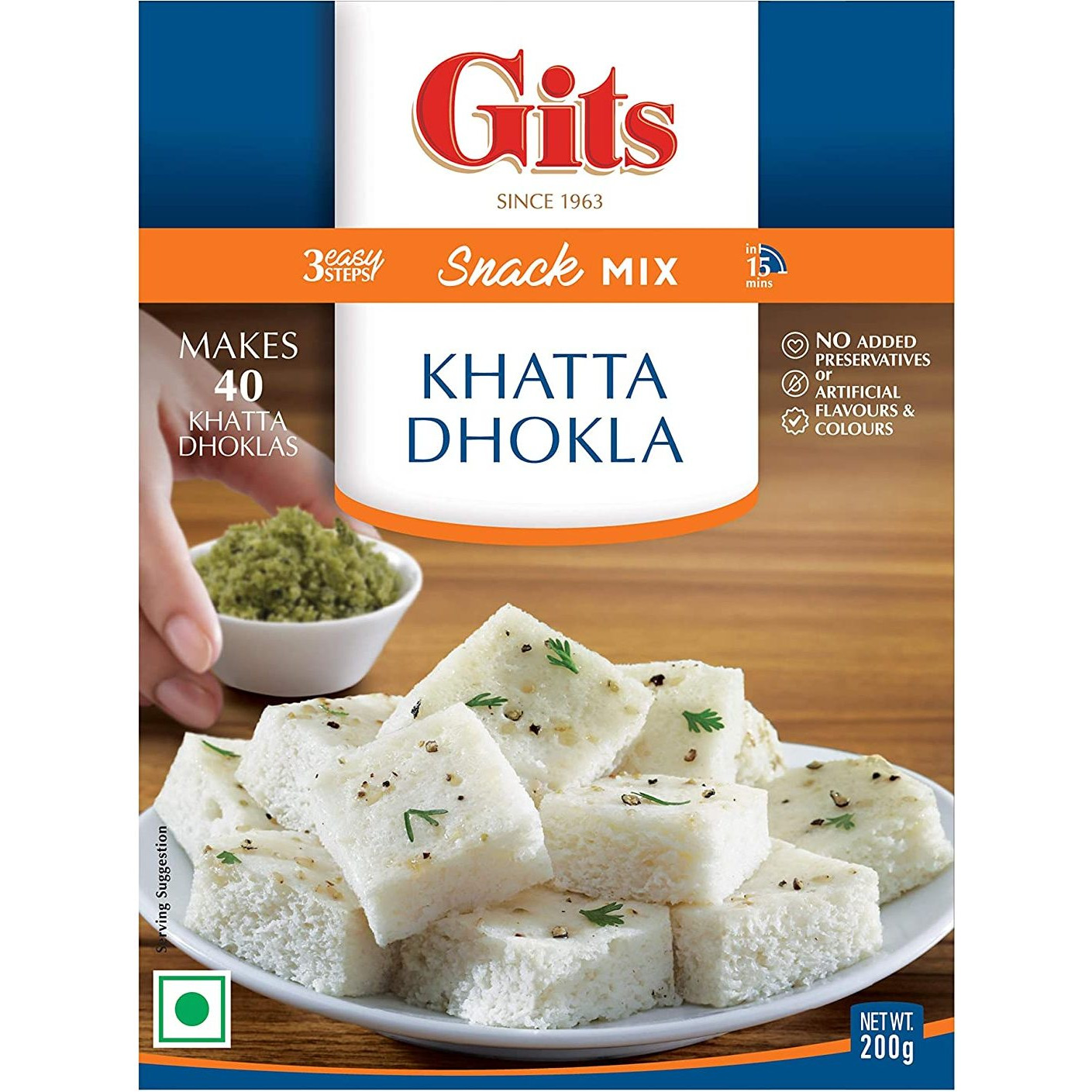 Gits Khatta Dhokla Mix - 200 Gm (7 Oz)