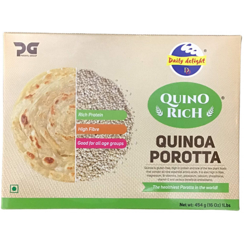 Daily Delight Quinoa Porotta - 454 Gm (16 Oz)