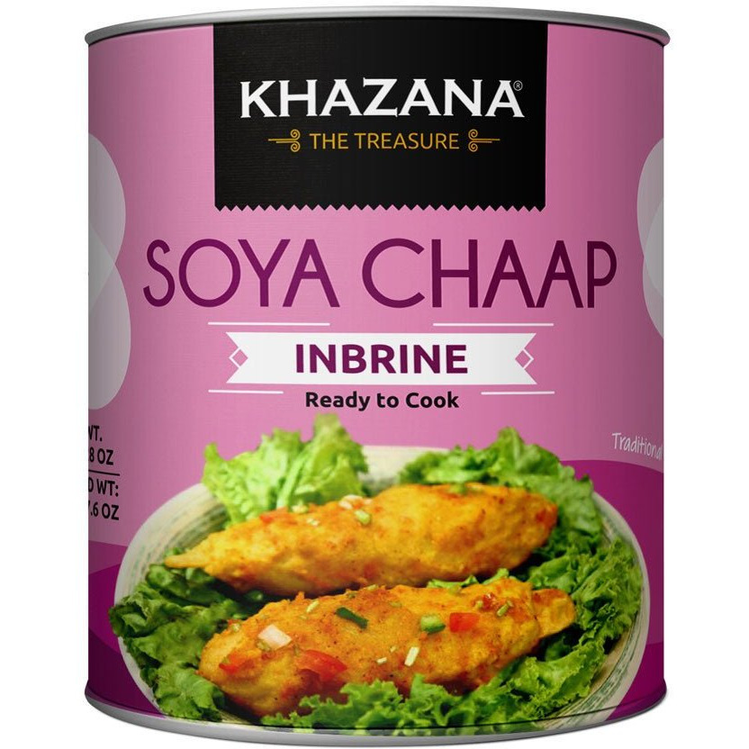 Khazana Soya Chaap Inbrine - 800 Gm (1.76 Lb)