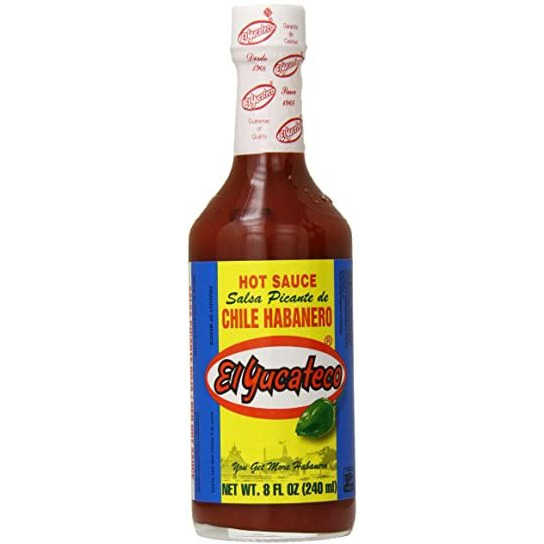 El Yucateco Hot Sauce Habanero - 8 Fl Oz (240 Ml)