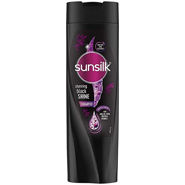 Sunsilk Stunning Black Shine Shampoo - 360 Ml (12.17 Oz)