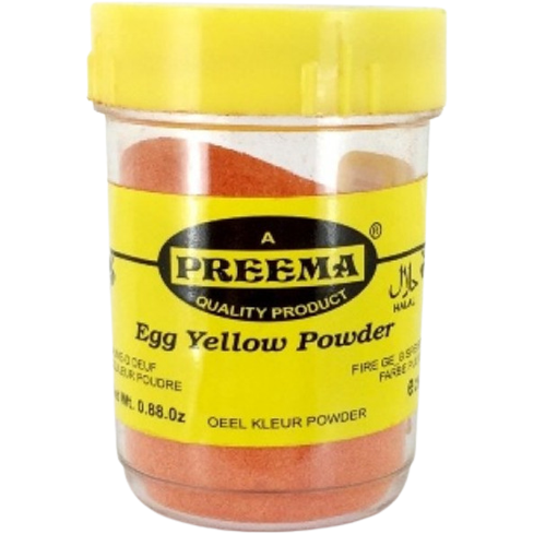 Preema Yellow Food Color Powder - 25 Gm (0.88 Oz)