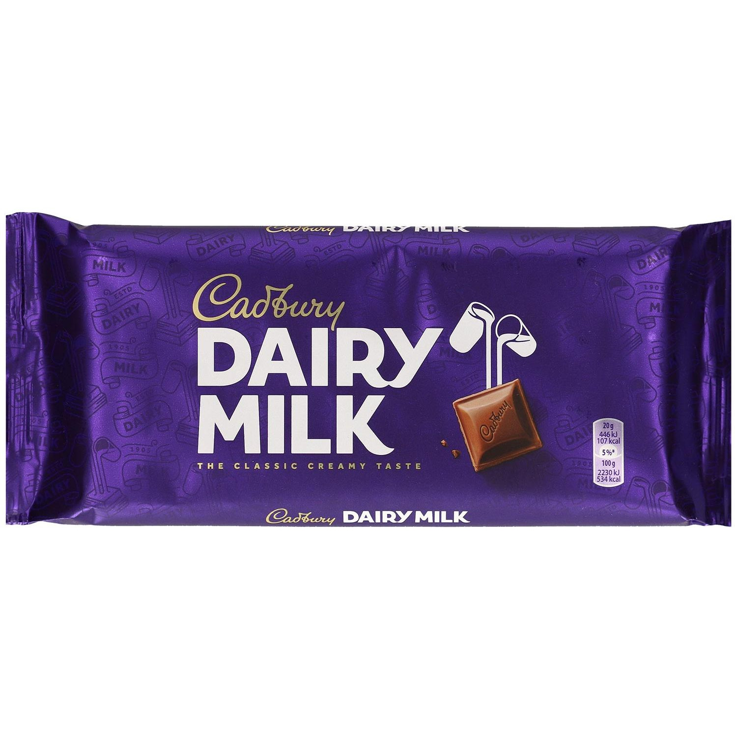 Cadbury Dairy Milk Chocolate - 180 Gm (6.3 Oz)