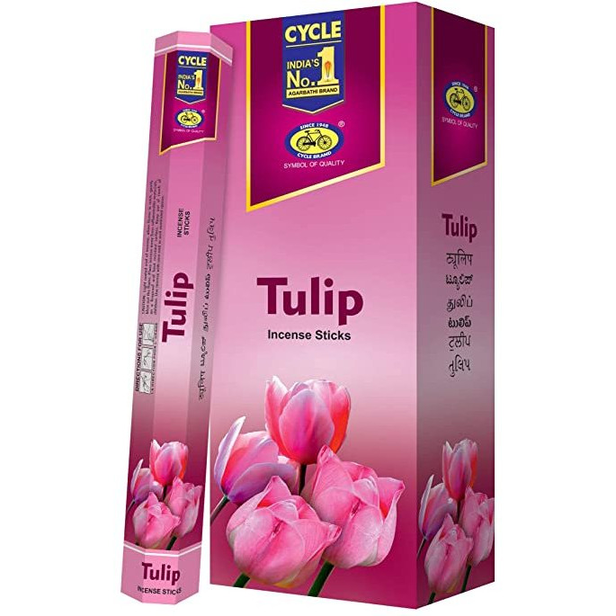 Cycle No 1 Tulip Agarbatti Incense Sticks - 120 Pc