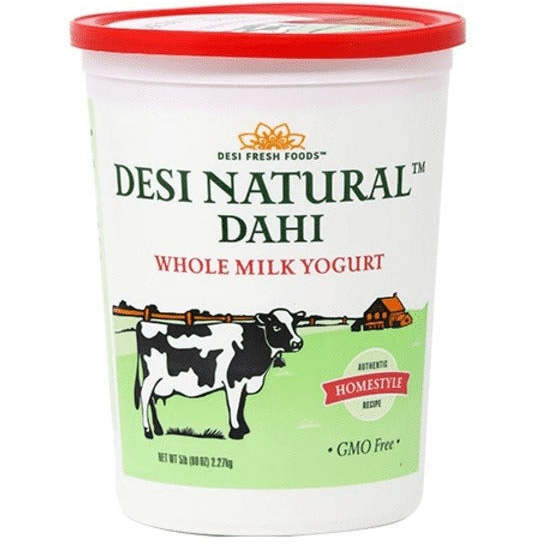 Desi Natural Dahi Whole Milk Yogurt - 4 Lb (64 Oz)