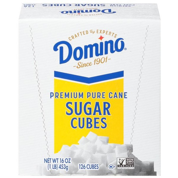 Domino Pure Cane Sugar 126 Cubes - 1 Lb (453 Gm)