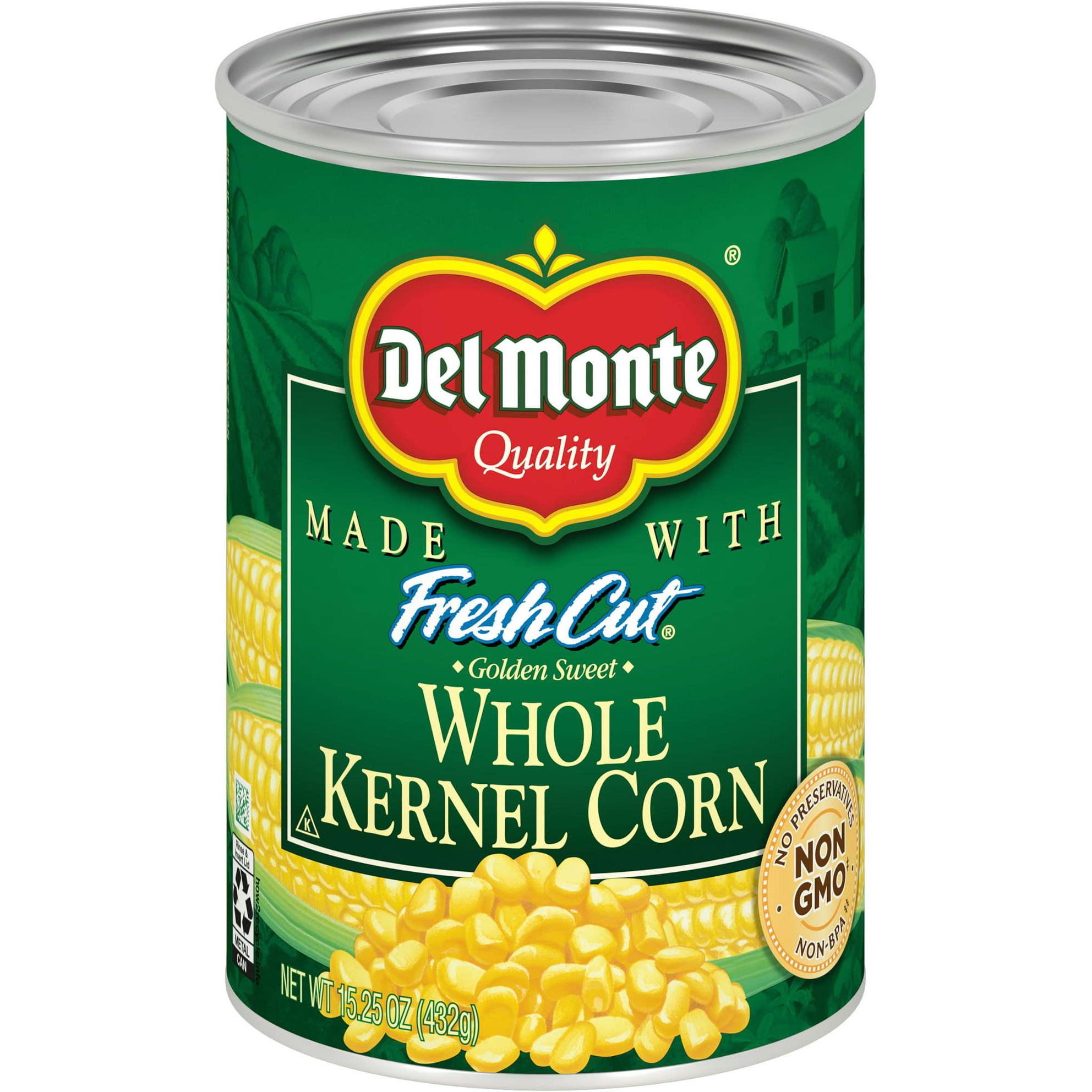 Del Monte Golden Sweet Whole Kernel Corn - 15.25 Oz (432 Gm)
