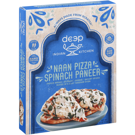 Deep Naan Pizza Spinach Paneer - 240 Gm (8.5 Oz)