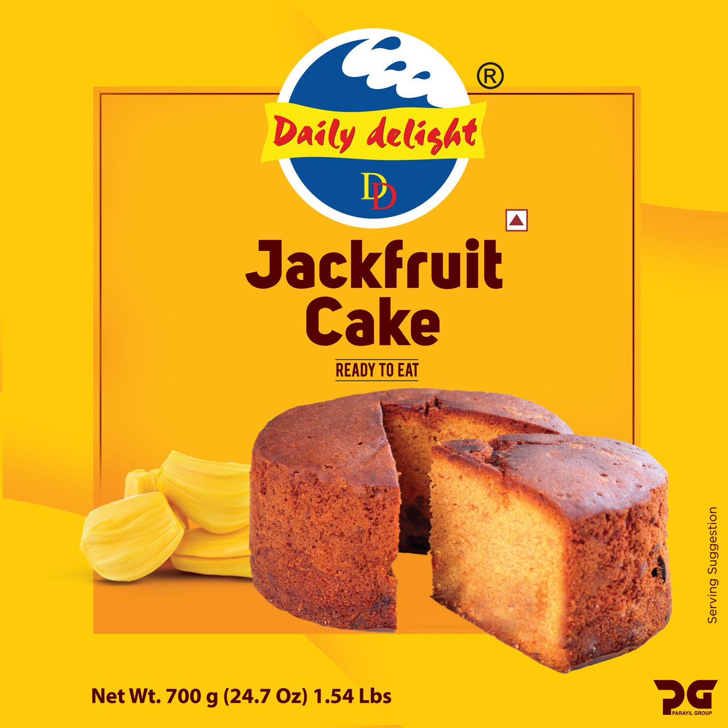 Daily Delight Jackfruit Cake - 700 Gm (24.7 Oz)
