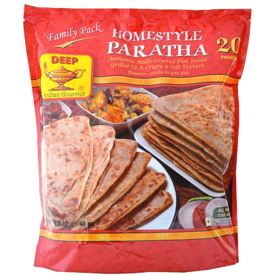 Deep Homestyle Paratha 20 Pc - 1.3 Kg (46 Oz )