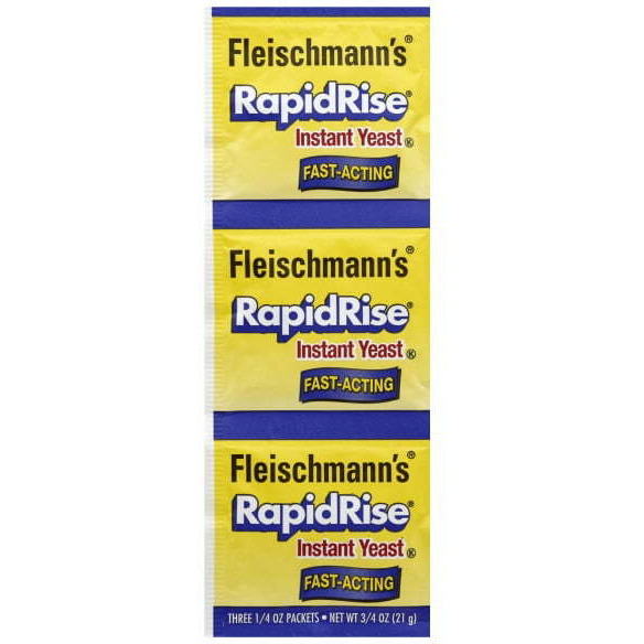 Fleischmann's Rapid Rise Instant Yeast 3 Pack - 0.75 Oz