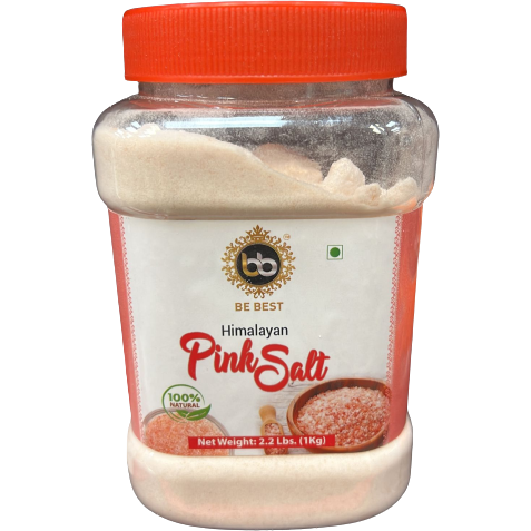 5aab Himalayan Pink Salt Jar - 1 Kg (2.2 Lb)