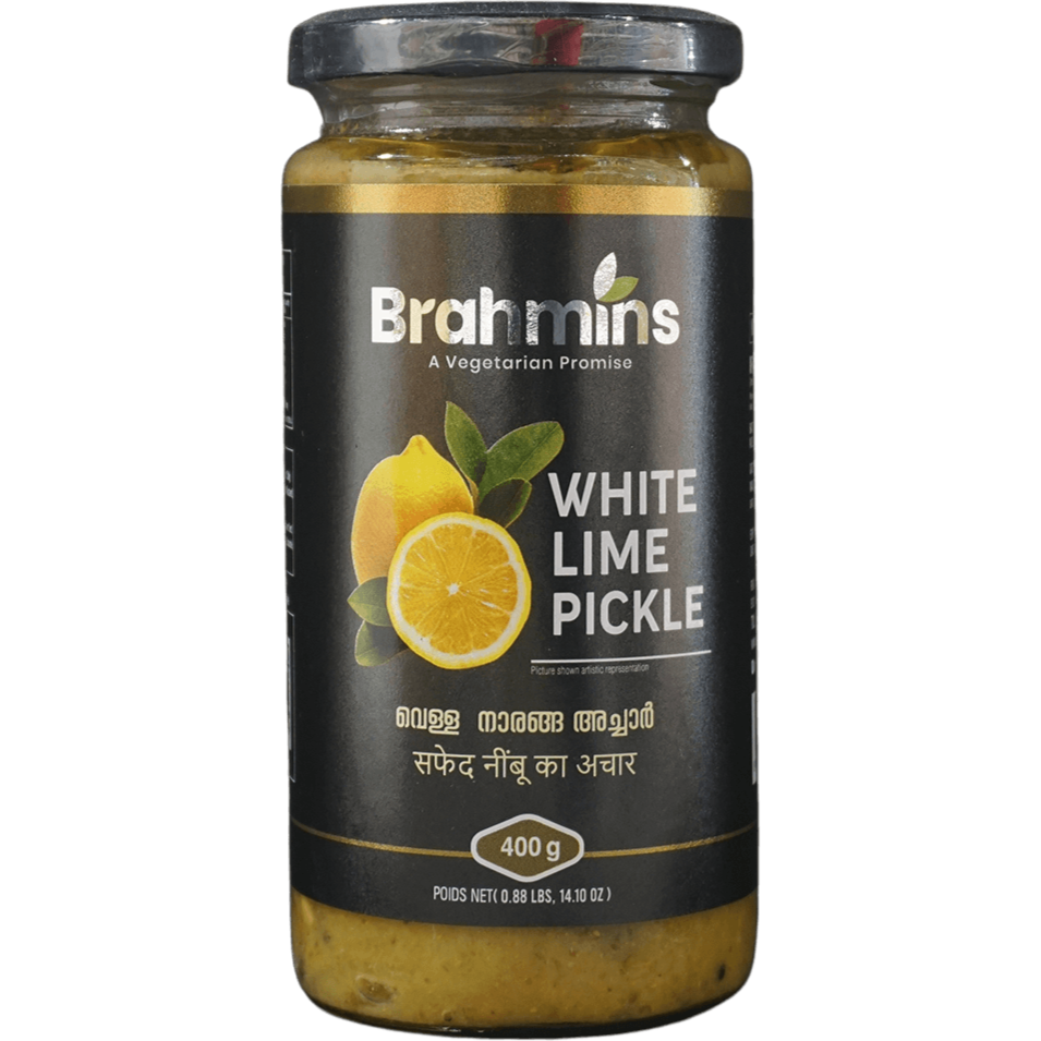 Brahmins White Lime Pickle - 400 Gm (14.1 Oz)