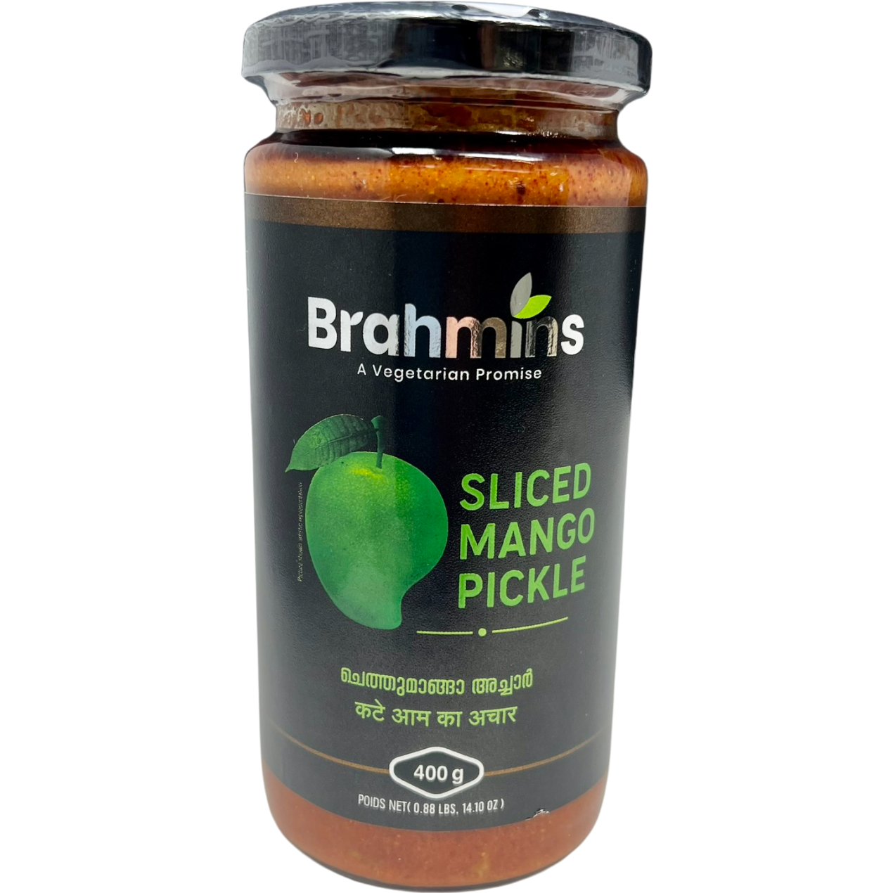 Brahmins Sliced Mango Pickle - 400 Gm (14.1 Oz)