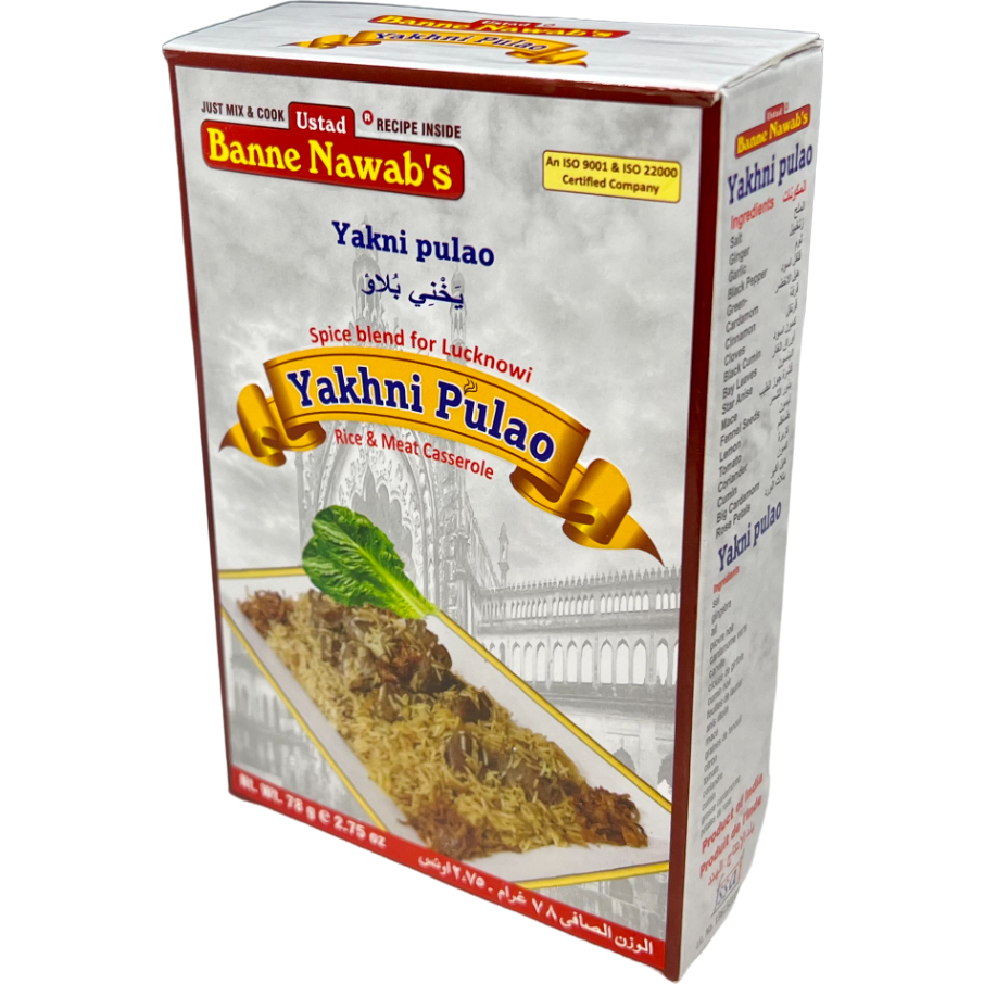 Ustad Banne Nawab's Yakhni Pulao Spice Mix - 78 Gm (2.75 Oz)