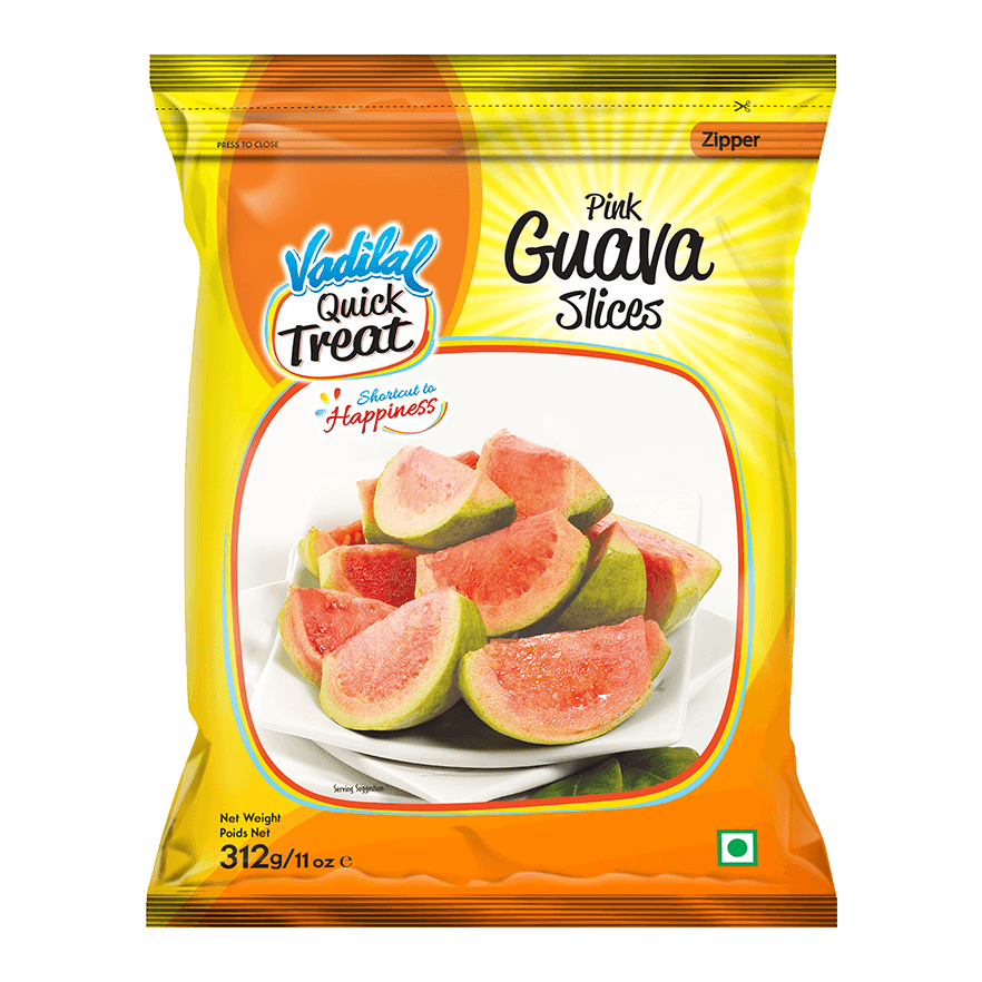 Vadilal Pink Guava Pulp - 1 Kg (2.2 Lb)