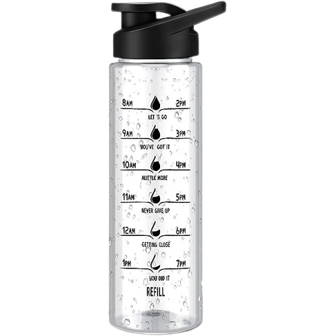 Leakproof Clear Water Bottle - 24 Oz