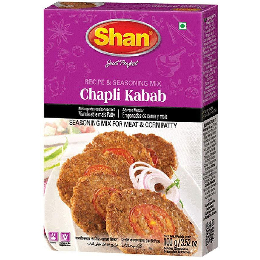 Shan Chapli Kabab Recipe Seasoning Mix - 100 Gm (3.5 Oz)