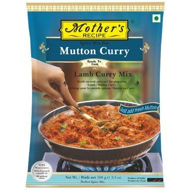 Mother's Recipe Mutton Curry Spice Mix - 100 Gm (3.5 Oz)