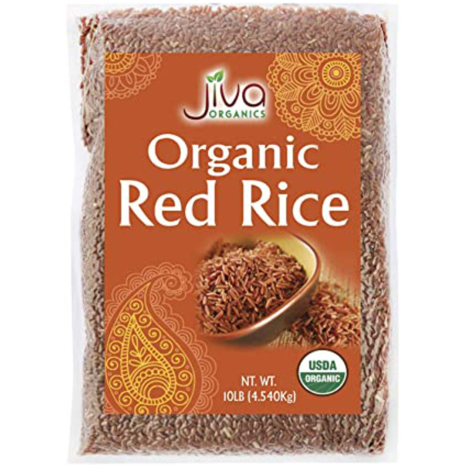 Jiva Organics Organic Red Rice - 2 Lb (908 Gm)