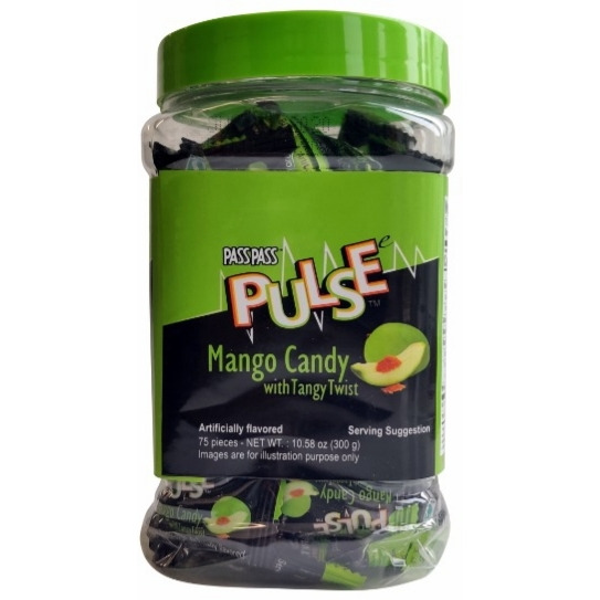 Pass Pass Pulse Kacha Aam Mango Candy - 300 Gm (10 Oz)