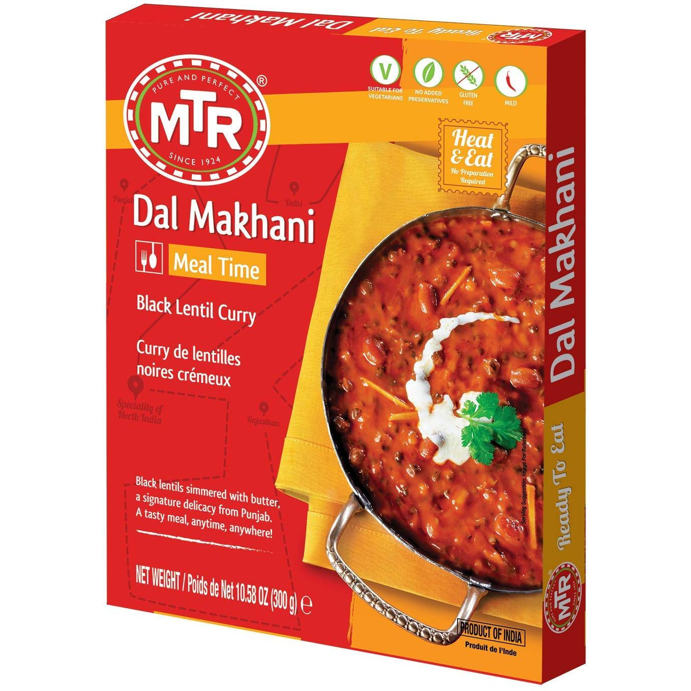 MTR Ready To Eat Dal Makhani - 300 Gm (10.58 Oz)