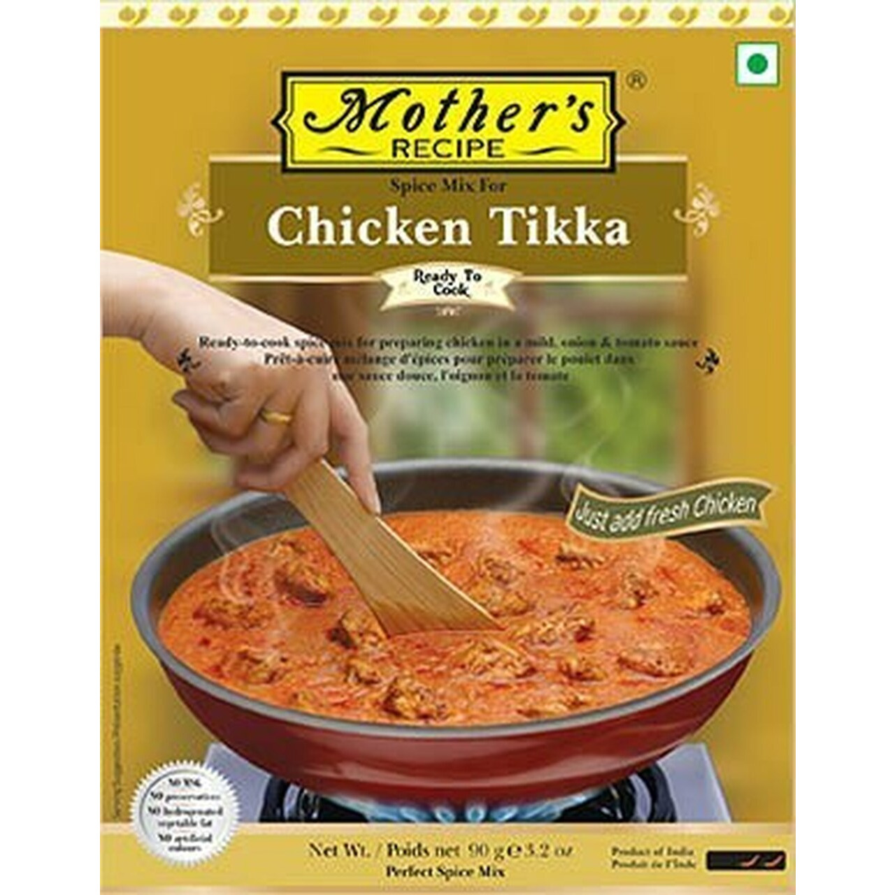 Mother's Recipe Spice Mix Chicken Tikka - 90 Gm (3.17 Oz)