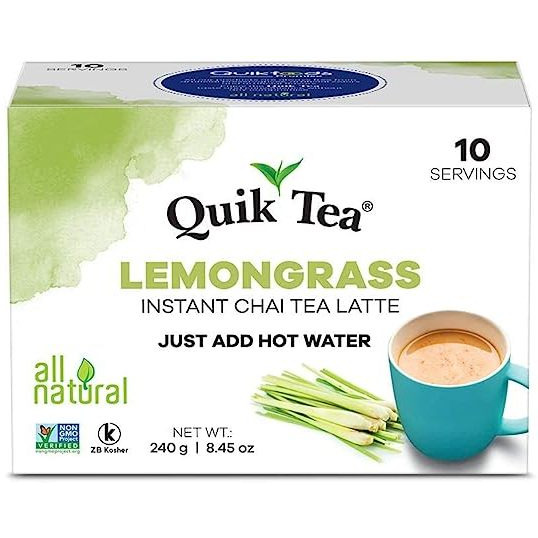 Quik Tea Lemongrass Chai - 240 Gm (8.5 Oz )