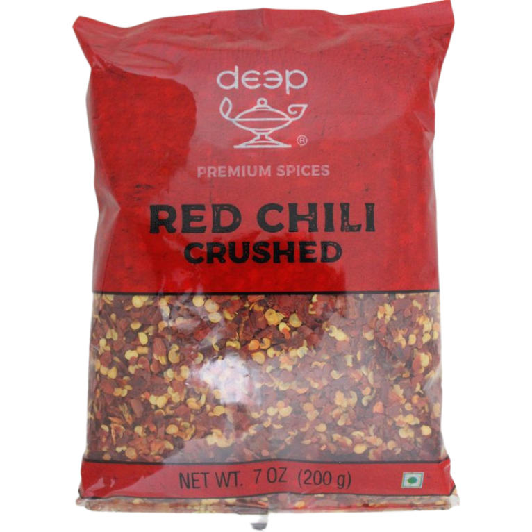 Deep Red Chilli Crushed - 200 Gm (7 Oz)