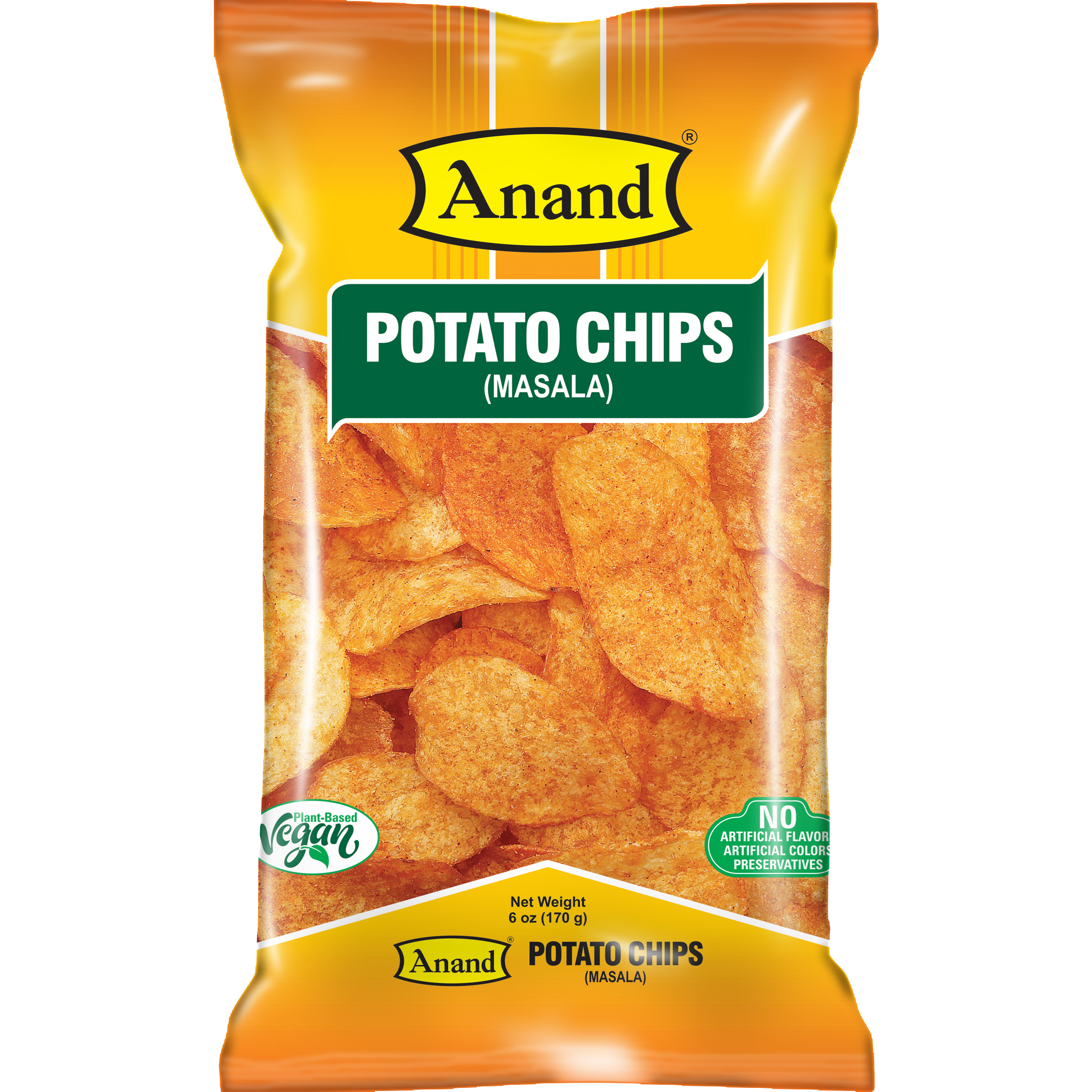 Anand Potato Chips Masala - 170 Gm (6 Oz)