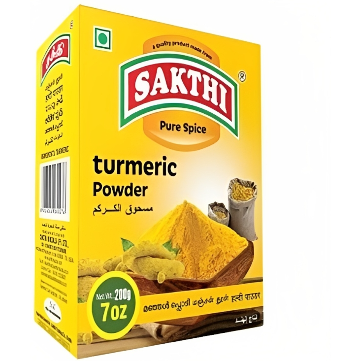 Sakthi Turmeric Powder - 200 Gm (7 Oz)