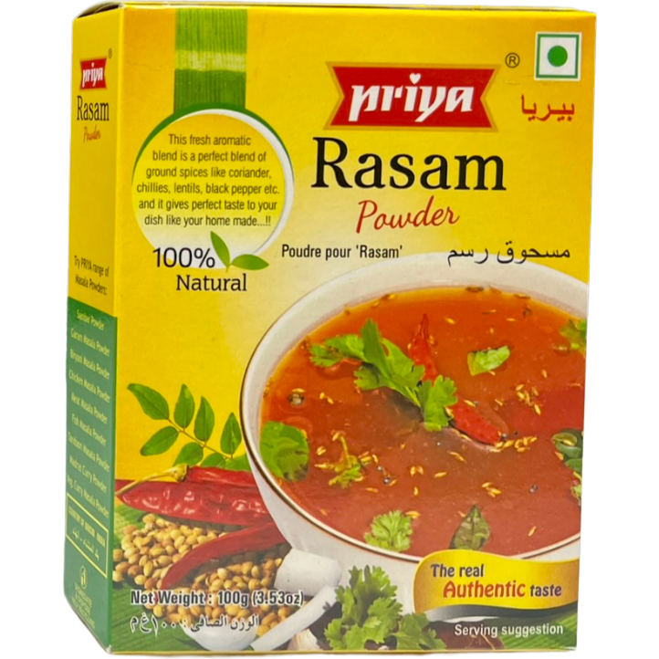 Priya Rasam Powder - 100 Gm (3.5 Oz)