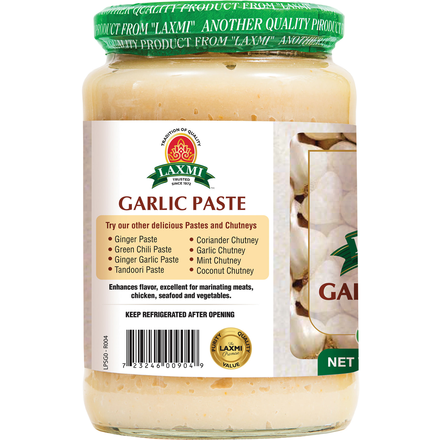 Laxmi Garlic Paste - 24 Oz (680 Gm)